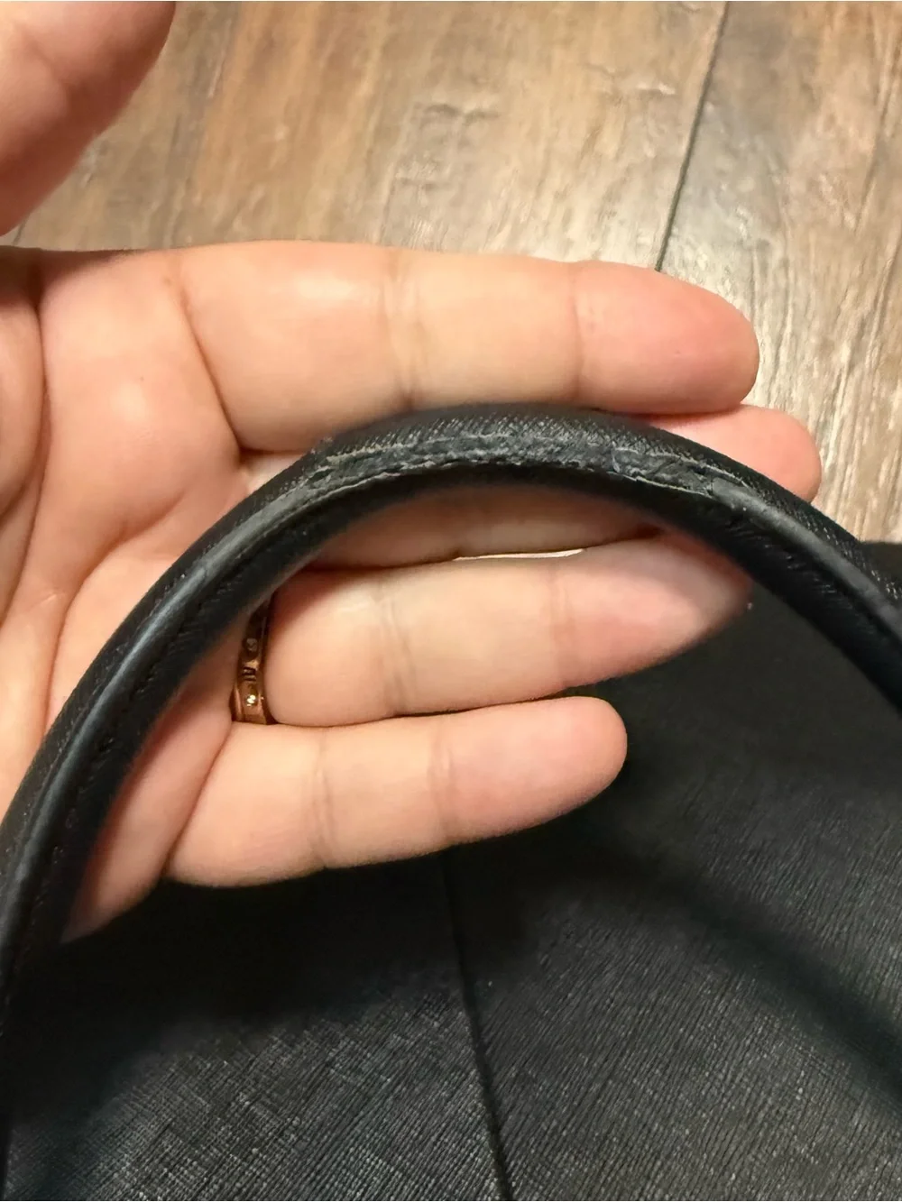 Tory Burch Black Robinson East/West Double Zip Tote